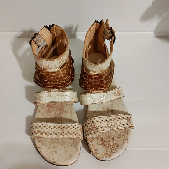 New BedStu ARTEMIS Sandal Leather Handmade Womens Nectar Tan Lux Sz 10 - Picture 5 of 11